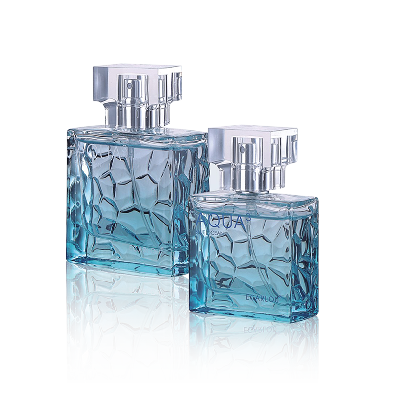 Tampa transparente para frascos de perfume com spray gradiente