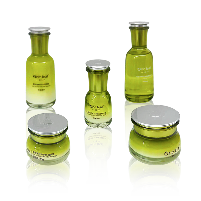 Conjunto de frascos de vidro para loção transparente SX000818